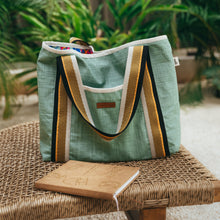 Cargar imagen en el visor de la galería, NURIA, tote playero natural
