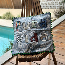 Load image into Gallery viewer, Pura Vida squared cushion
